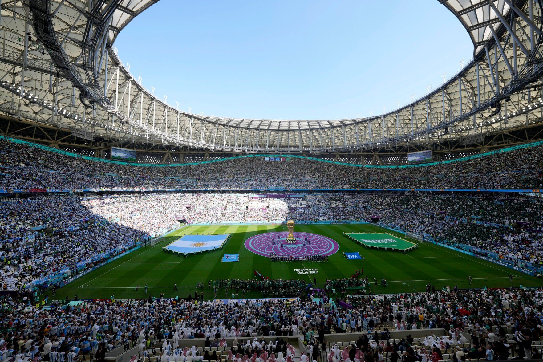 APTOPIX WCup Argentina Saudi Arabia Soccer